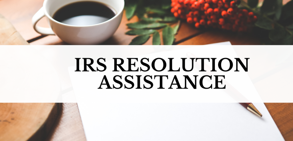 IRS resolution assistance